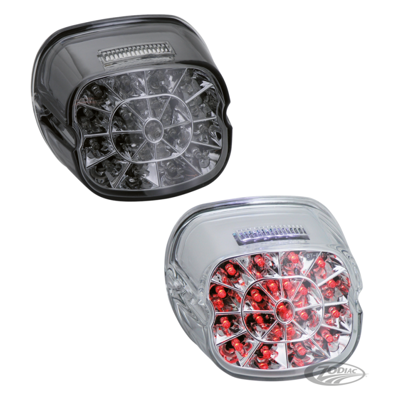 FEU ARRIERE PLAT LED TYPE TOILE D'ARAIGNEE